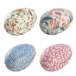 SAN2886_ Sanderson -  Egg shaped Tins 